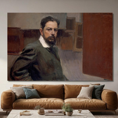 Autoritratto Joaquín Sorolla jsr97 quadro stampato su tela