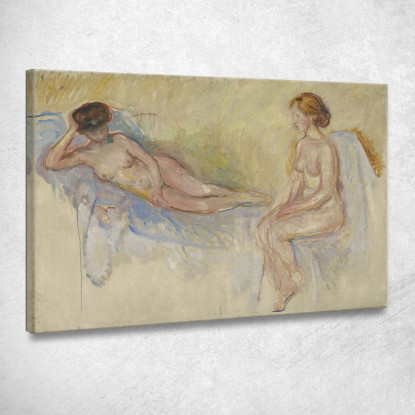 Due Nudi Edvard Munch em371 quadro stampato su tela
