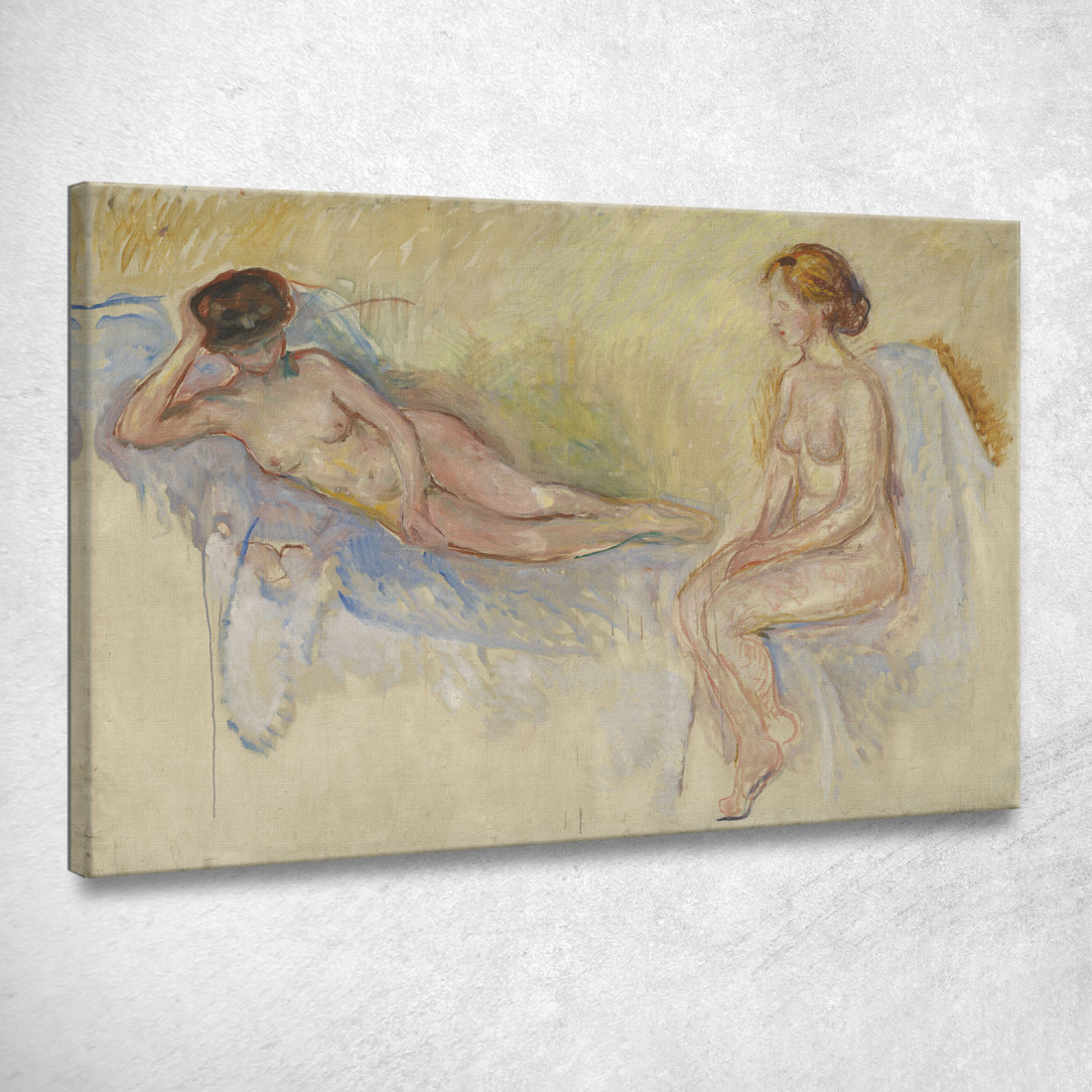 Due Nudi Edvard Munch em371 quadro stampato su tela