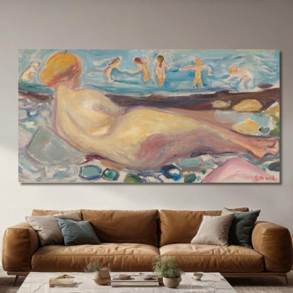 Venere Edvard Munch em384 quadro stampato su tela