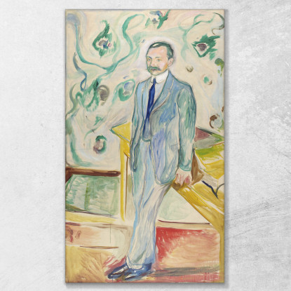 Guglielmo Wartmann Edvard Munch em393 quadro stampato su tela
