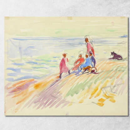 Paesaggio Costiero Magnus Enckell mek71 quadro stampato su tela