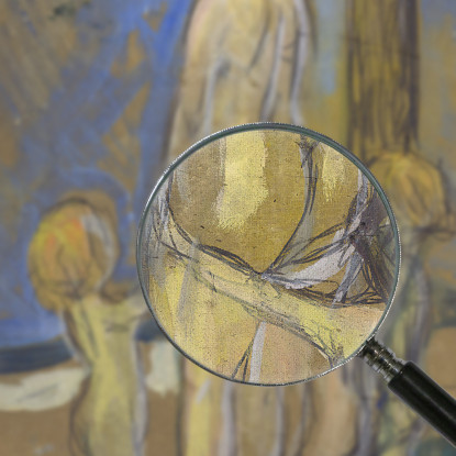 Donna Con Bambini Edvard Munch em404 quadro stampato su tela