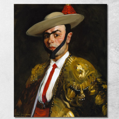 Calero Antonio Baños Robert Henri rhn7 quadro stampato su tela