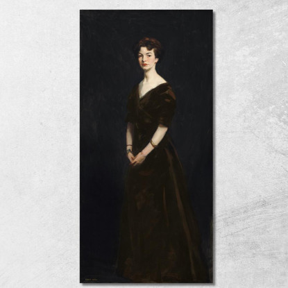 Edith Reynolds Robert Henri rhn16 quadro stampato su tela