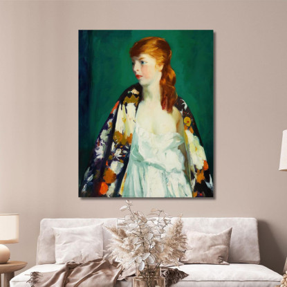 Edna Robert Henri rhn18 quadro stampato su tela