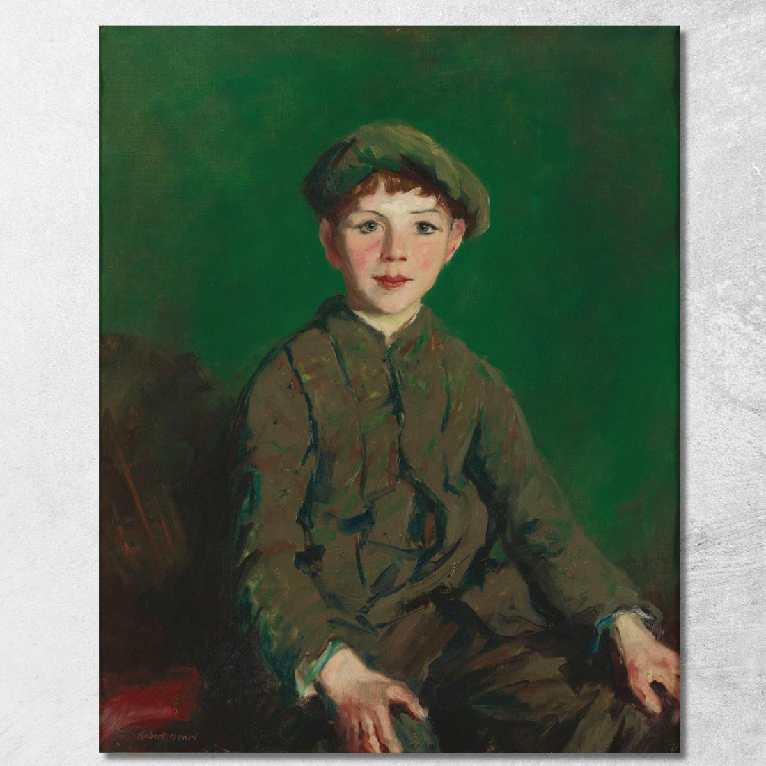 Ragazzo Irlandese Robert Henri rhn31 quadro stampato su tela