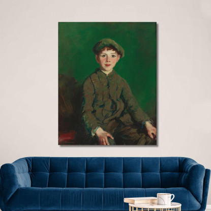 Ragazzo Irlandese Robert Henri rhn31 quadro stampato su tela