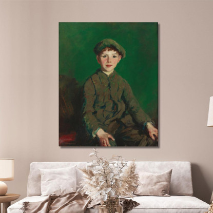 Ragazzo Irlandese Robert Henri rhn31 quadro stampato su tela