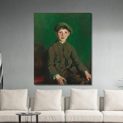 Ragazzo Irlandese Robert Henri rhn31 quadro stampato su tela