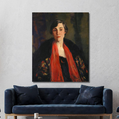Maria Fanton Roberts Robert Henri rhn43 quadro stampato su tela