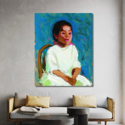 Mukie Robert Henri rhn47 quadro stampato su tela