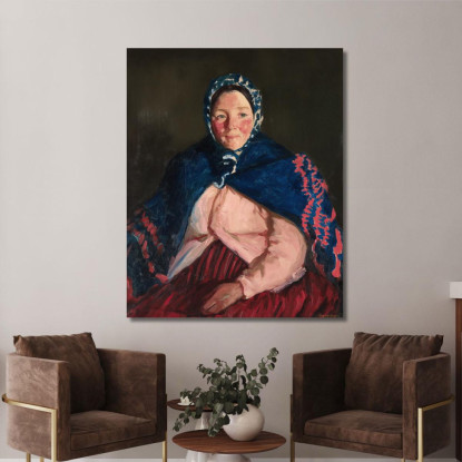 La Moglie Del Vecchio Johnnie Robert Henri rhn51 quadro stampato su tela