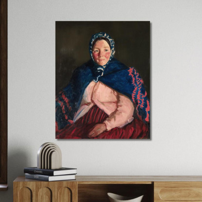 La Moglie Del Vecchio Johnnie Robert Henri rhn51 quadro stampato su tela