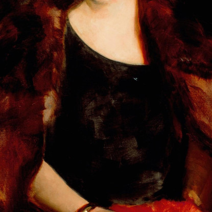 Ritratto Della Signora William Preston Harrison Robert Henri rhn57 quadro stampato su tela