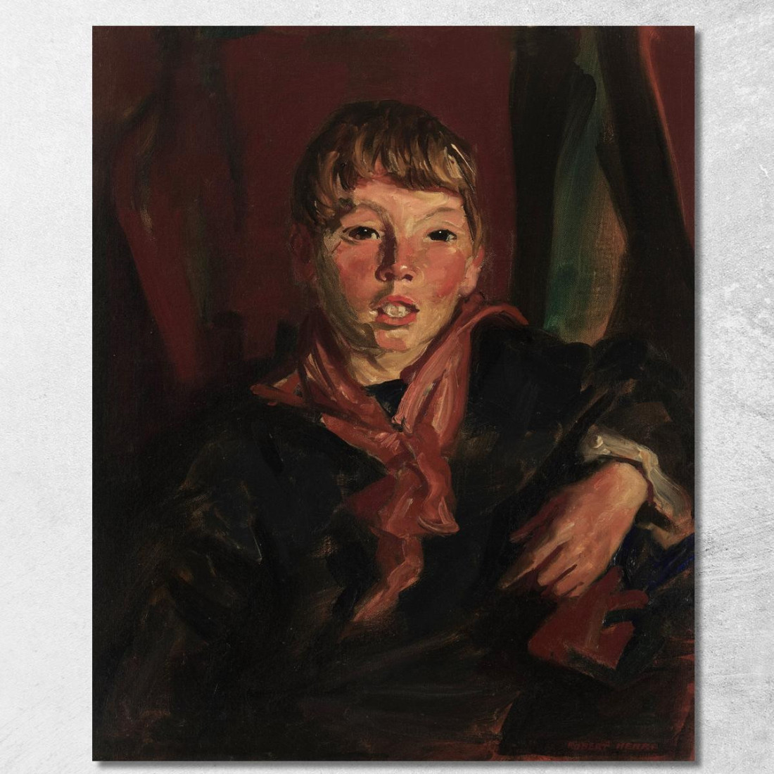 Sabbioso Robert Henri rhn58 quadro stampato su tela