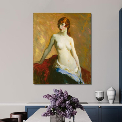 La Ragazza Giovane Robert Henri rhn71 quadro stampato su tela