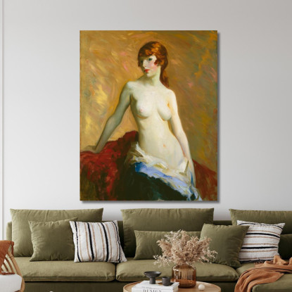 La Ragazza Giovane Robert Henri rhn71 quadro stampato su tela