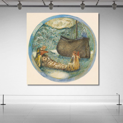 Dolce Di Prato Sir Edward Coley Burne-Jones ecb40 quadro stampato su tela