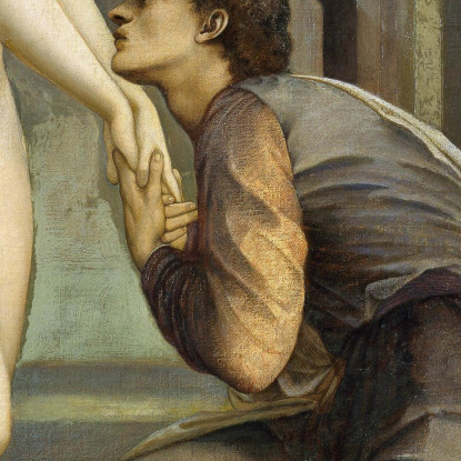 Pigmalione E L'Immagine Che L'Anima Raggiunge Sir Edward Coley Burne-Jones ecb57 quadro stampato su tela