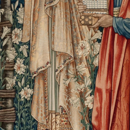 L'Adorazione Dei Magi Sir Edward Coley Burne-Jones ecb64 quadro stampato su tela