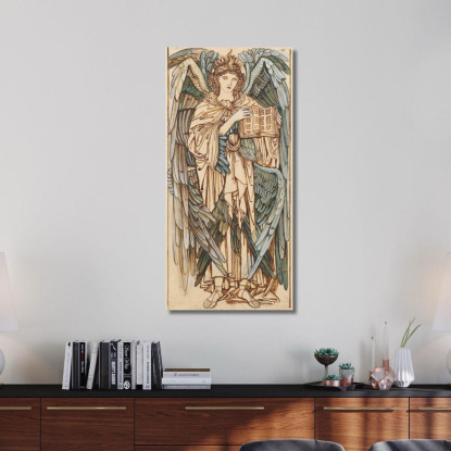 Gli Angeli Della Gerarchia Cherubini Sir Edward Coley Burne-Jones ecb65 quadro stampato su tela