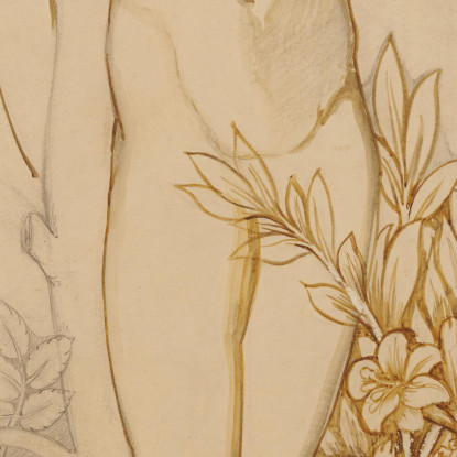 Gli Angeli Della Gerarchia Nudo Maschile Imago Dei A Immagine Di Dio Adamo Sir Edward Coley Burne-Jones ecb67 quadro stampato s
