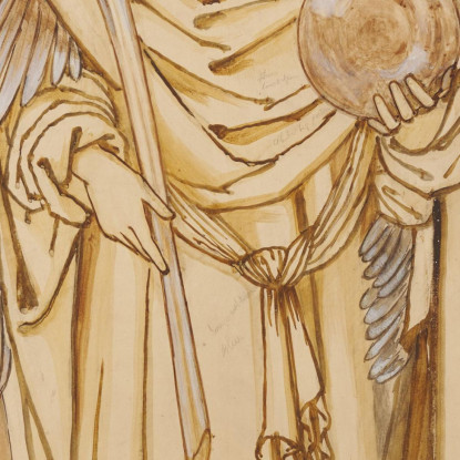 Gli Angeli Della Gerarchia Virtutes Sir Edward Coley Burne-Jones ecb72 quadro stampato su tela