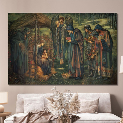 La Stella Di Betlemme Sir Edward Coley Burne-Jones ecb98 quadro stampato su tela