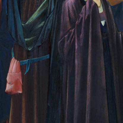 Il Mago Sir Edward Coley Burne-Jones ecb102 quadro stampato su tela