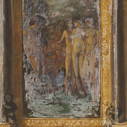 Studio Compositivo Del Trittico Di Troia Sir Edward Coley Burne-Jones ecb105 quadro stampato su tela