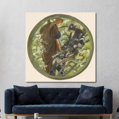 L'Albero Della Strega Sir Edward Coley Burne-Jones ecb111 quadro stampato su tela