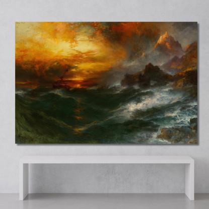 Una Montagna Di Magnetite - Mille E Una Notte Thomas Moran tmr3 quadro stampato su tela