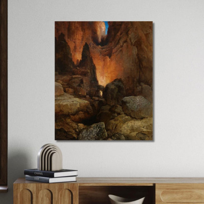 Un Lato Del Canyon Grand Canyon Dell'Arizona Thomas Moran tmr5 quadro stampato su tela
