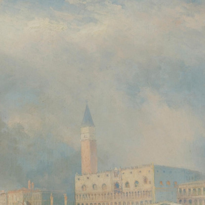 Ingresso Al Canal Grande Venezia Thomas Moran tmr18 quadro stampato su tela