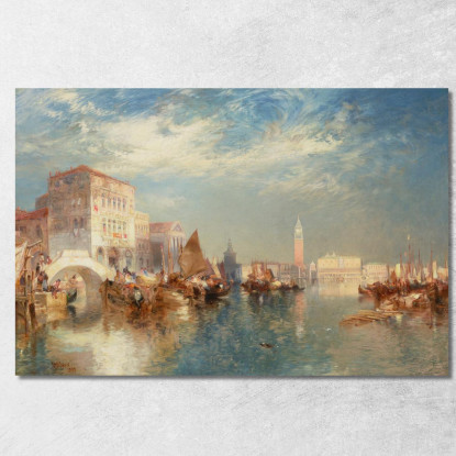 Gloriosa Venezia Thomas Moran tmr21 quadro stampato su tela