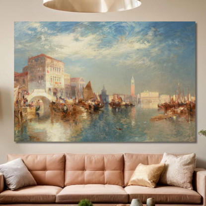 Gloriosa Venezia Thomas Moran tmr21 quadro stampato su tela