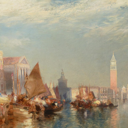 Gloriosa Venezia Thomas Moran tmr21 quadro stampato su tela