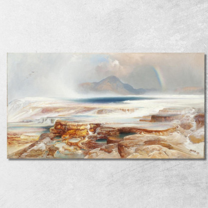 Sorgenti Termali Dello Yellowstone Thomas Moran tmr36 quadro stampato su tela