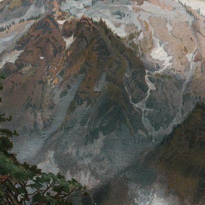 Vertice Della Sierra Nevada Thomas Moran tmr54 quadro stampato su tela