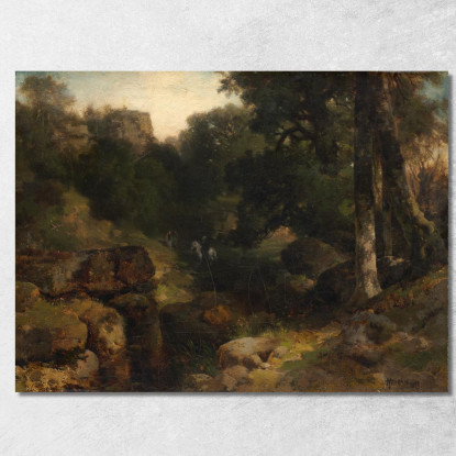 Il Dell Thomas Moran tmr59 quadro stampato su tela