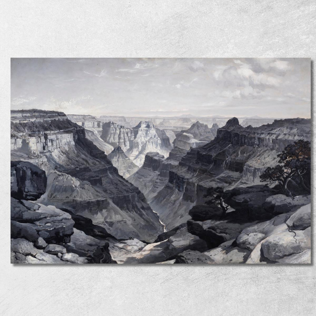 Il Transetto Thomas Moran tmr76 quadro stampato su tela