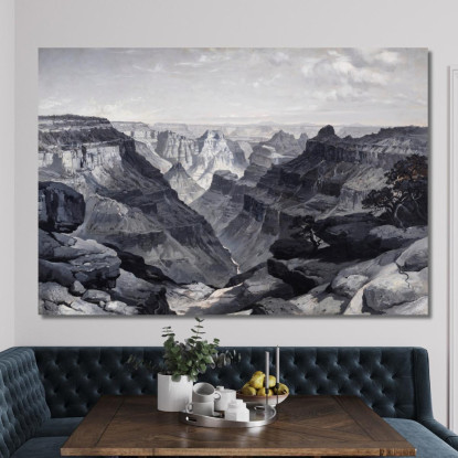 Il Transetto Thomas Moran tmr76 quadro stampato su tela