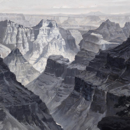 Il Transetto Thomas Moran tmr76 quadro stampato su tela