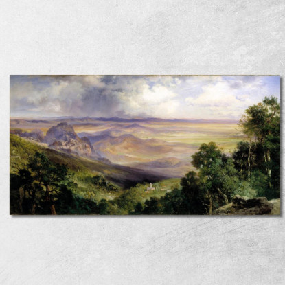 Valle Di Cuernavaca Thomas Moran tmr82 quadro stampato su tela