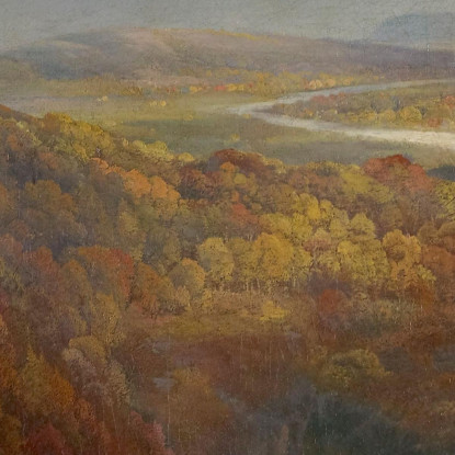 Valle Della Catawissa In Autunno Thomas Moran tmr84 quadro stampato su tela