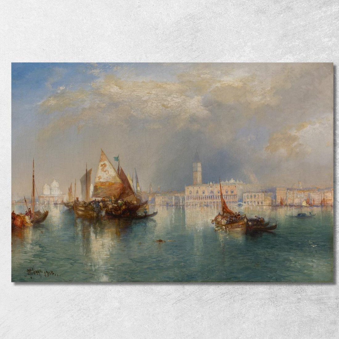 Venezia 2 Thomas Moran tmr88 quadro stampato su tela