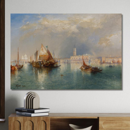 Venezia 2 Thomas Moran tmr88 quadro stampato su tela