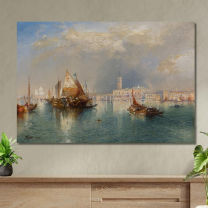Venezia 2 Thomas Moran tmr88 quadro stampato su tela