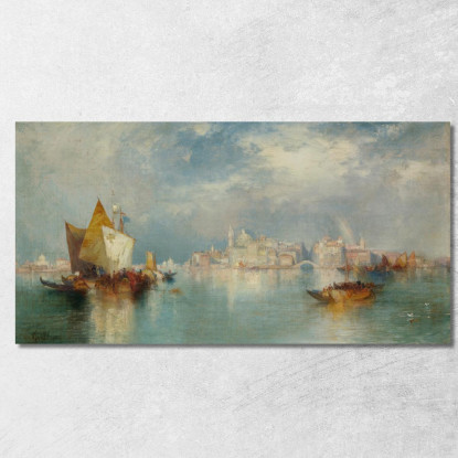 Venezia 3 Thomas Moran tmr89 quadro stampato su tela